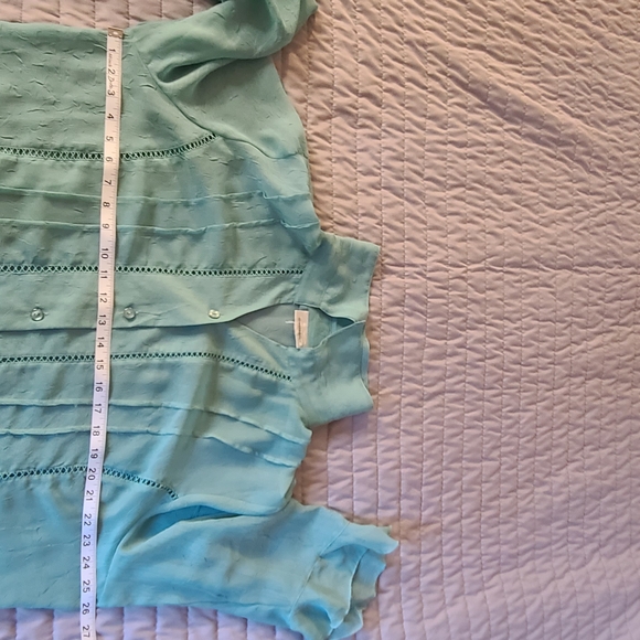 Dress Barn Light Blue Blouse - Picture 7 of 9